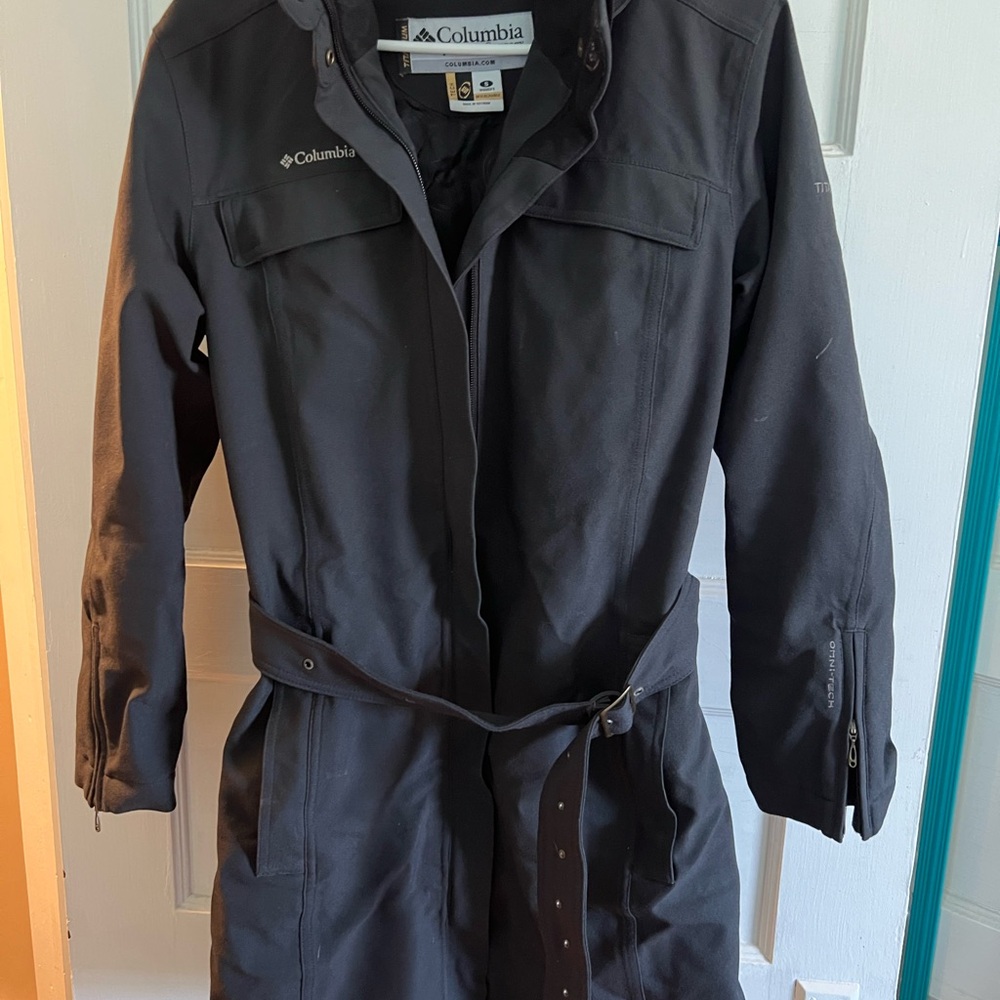 Columbia Women's Black Trench Coat